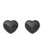 Накладки-серця на соски зі стразами Obsessive A750 nipple covers, чорні SO7193 фото 7