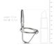 Уретральний стимулятор Sinner Gear Unbendable – Sperm Stopper Hollow Ring, 2 кільця (2,5 см та 3 см) SO4581 фото 9