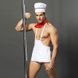 Чоловічий еротичний костюм кухаря "Умілий Джек" One Size: сліпи, фартух, хустка і ковпак SO2266 фото 9