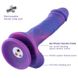 Фалоімітатор 8.2″ з вібрацією для секс-машин Hismith Purple Silicone Dildo with Vibe, KlicLok SO6212 фото 12