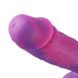 Фалоімітатор 8.2″ з вібрацією для секс-машин Hismith Purple Silicone Dildo with Vibe, KlicLok SO6212 фото 14