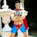 Чоловічий еротичний костюм супермена "Готовий на все Стів" One Size: плащ, портупея, шорти, манжети SO2292 фото 10