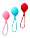 Вагінальні кульки Satisfyer Strengthening Balls (3шт), діаметр 3,8 см, маса 62-82-98г, монолітні SO2302 фото 6