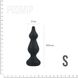 Анальна пробка Adrien Lastic Amuse Mini Black (S) з двома переходами, макс. діаметр 3 см AD20289 фото 6
