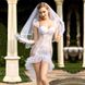 Еротичний костюм нареченої "Благочестива Марта" One Size White SO2298 фото 5
