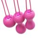 Набір вагінальних кульок Je Joue - Ami Fuchsia, діаметр 3,8-3,3-2,7см, вага 54-71-100гр SO3044 фото 6
