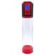 Автоматична вакуумна помпа Men Powerup Passion Pump Red, LED-табло, перезаряджувана, 8 режимів SO6226 фото 6