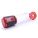 Автоматична вакуумна помпа Men Powerup Passion Pump Red, LED-табло, перезаряджувана, 8 режимів SO6226 фото 8