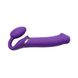 Безремінний страпон з вібрацією Strap-On-Me Vibrating Violet XL, діам. 4,5 см, пульт ДК, регульовани SO3827 фото 10
