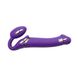 Безремінний страпон з вібрацією Strap-On-Me Vibrating Violet XL, діам. 4,5 см, пульт ДК, регульовани SO3827 фото 3