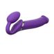 Безремінний страпон з вібрацією Strap-On-Me Vibrating Violet XL, діам. 4,5 см, пульт ДК, регульовани SO3827 фото 6