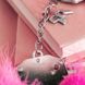 Наручники металеві Adrien Lastic Handcuffs Pink з рожевою пухнастою обробкою AD30301 фото 6