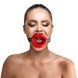 Кляп-розширювач у формі губ Art of Sex – Gag Lips, натуральна шкіра SO5148 фото 3