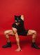 Лакована чорна маска «Кіт» D&A SO6762 фото 9